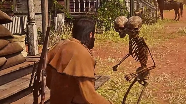 Red Dead Online hackers summon spooky skeletons to beat players up Eurogamer