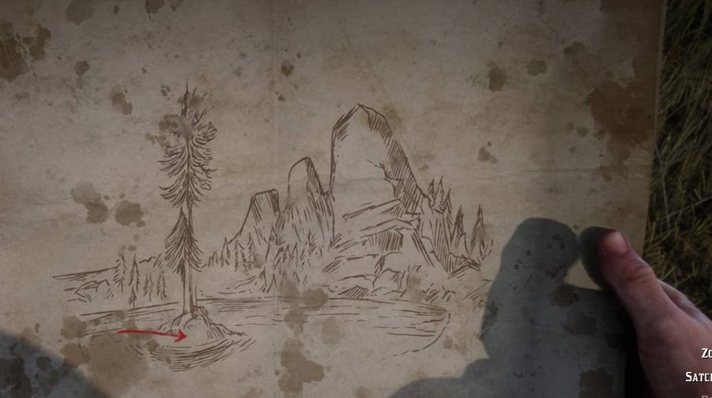 Red Dead Redemption 2 Jack Hall Gang Treasure Map locations