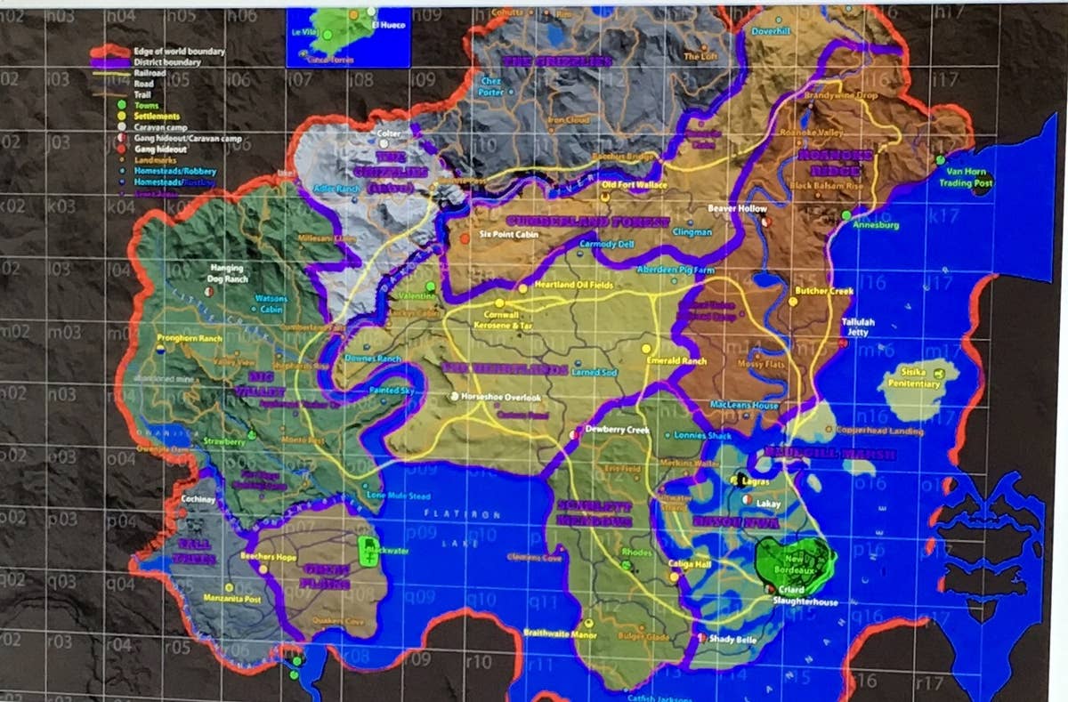 Red Dead Redemption 2 leaked map appears to be genuine