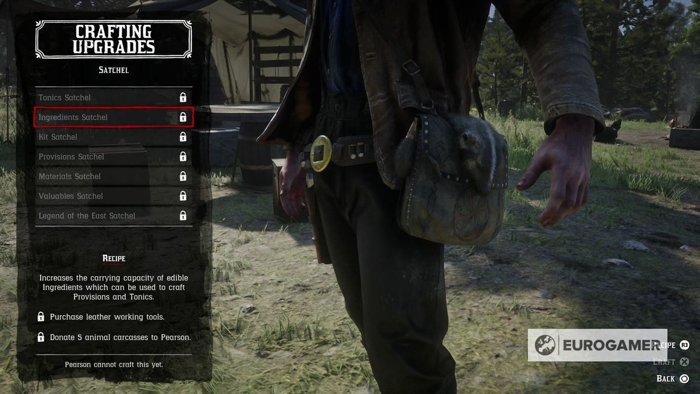 Red Dead Redemption 2 satchel upgrades and how to get the best satchel