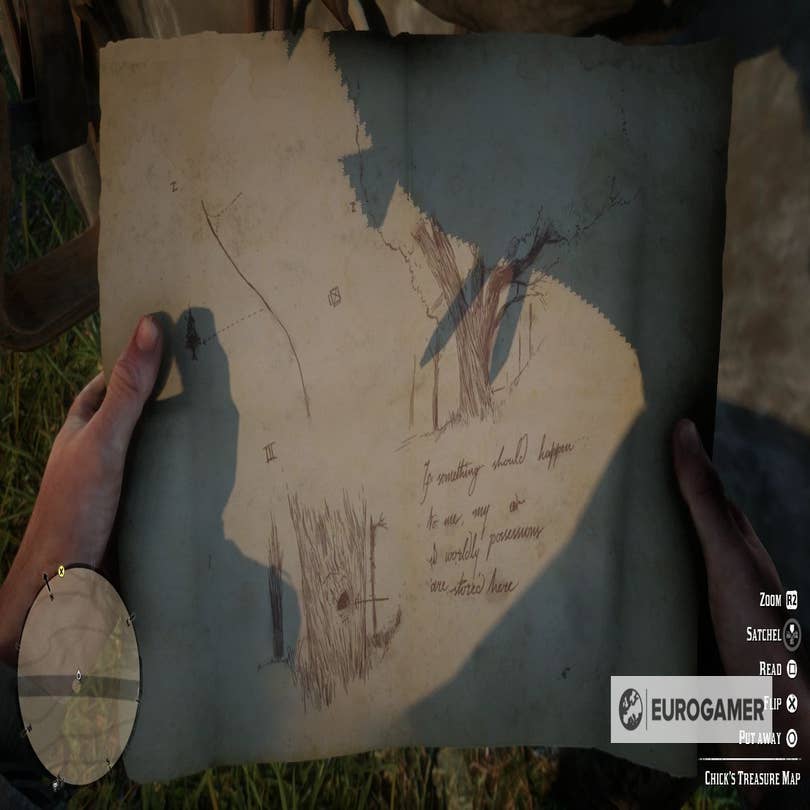 Red Dead Redemption 2: How to Solve Chick's Treasure Map