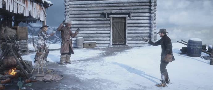 Артур Морган во время плохой концовки Red Dead Redemption 2.