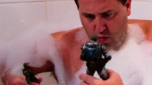 Image for Develop Awards intro features Mark Rein in a bubble bath