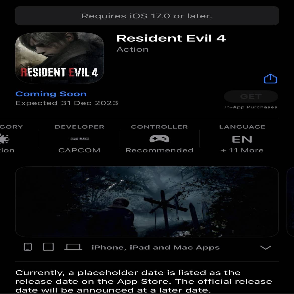 Resident Evil 4 Coming To iPhone