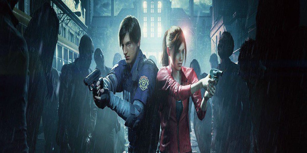 Resident evil 2 Claire B Mr.X fight 1 
