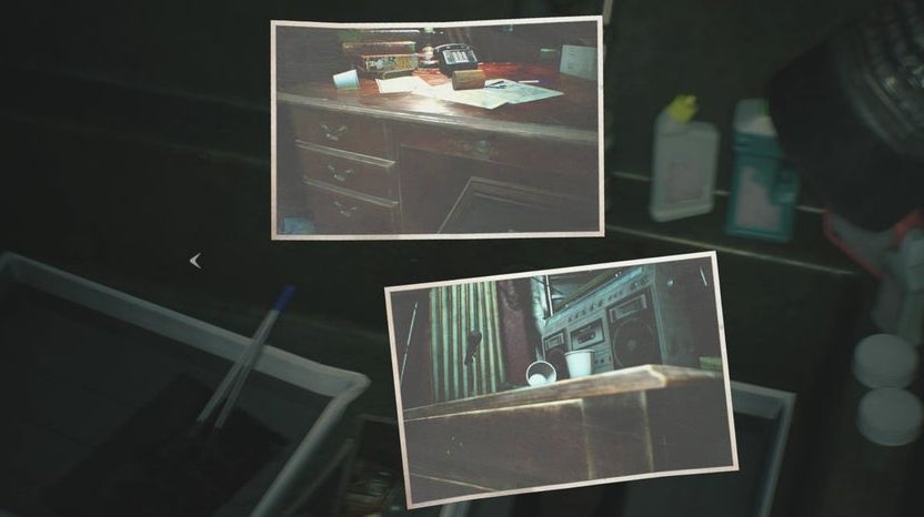 Resident Evil 2 Versteck an Fotoborten versteckt