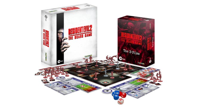 Resident Evil 2: The Board Game layout