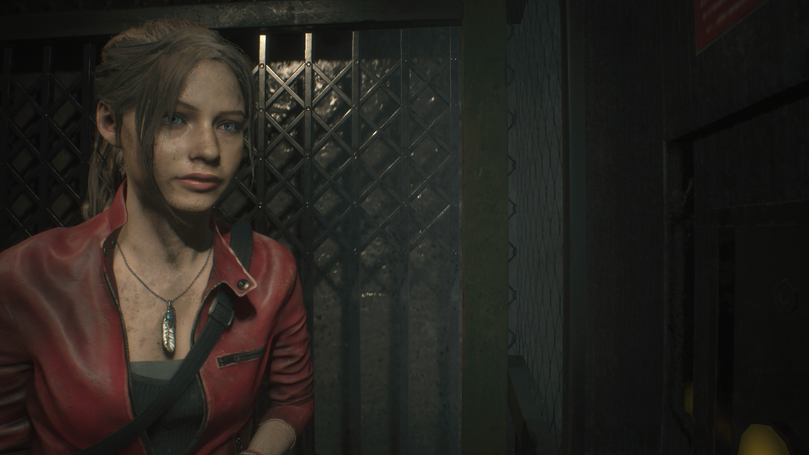 RESIDENT EVIL 2 (2019)] Mr. X's heart is visible under his