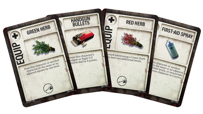 Resident Evil 3: The Board Game Item Cards