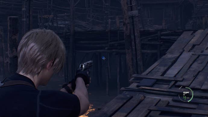 Modrý medailon pod doku v Resident Evil 4