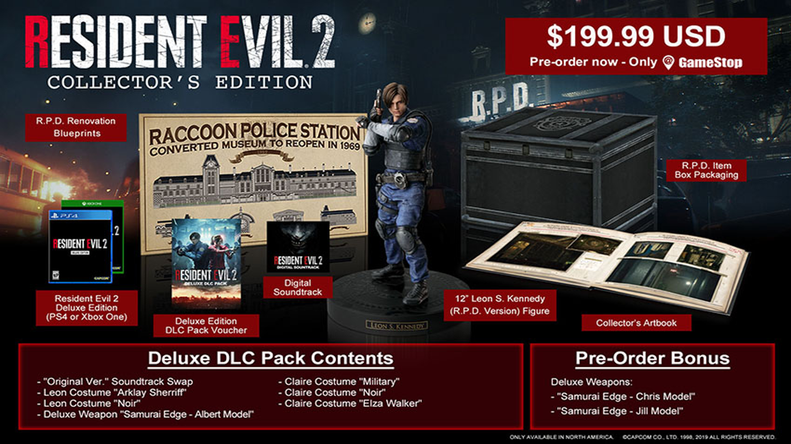 Resident Evil 2 remake's Deluxe Edition includes some great fan