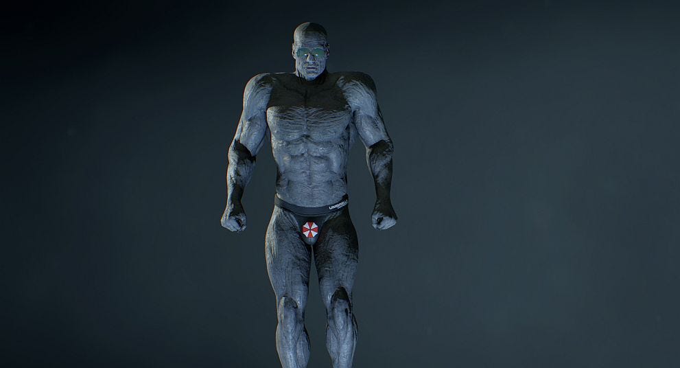 Resident Evil 2 speedo mod for Mr. X is rather terrifying VG247