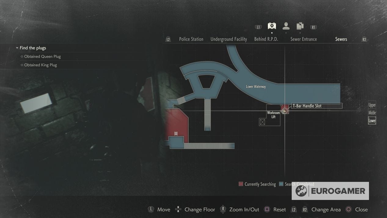 Re2 Rook Plug Resident Evil 2 - King, Queen and Rook Plug locations, Supplies Storage ...