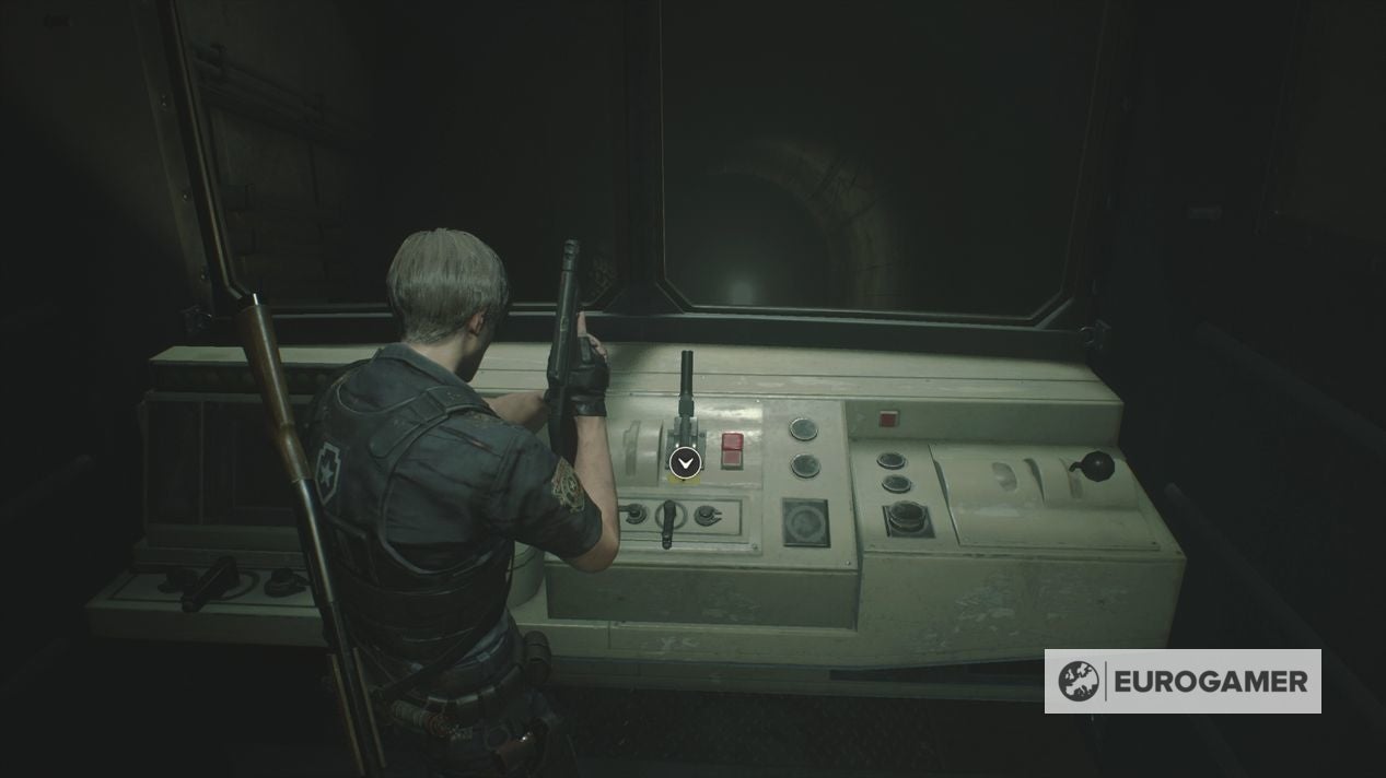 Resident Evil 2 Exploring the Laboratory, how to upgrade Wristband