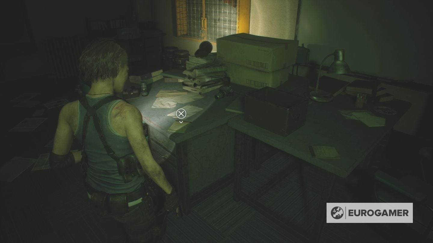 Resident Evil 3 Fire Hose location to put out the fire with the Fire