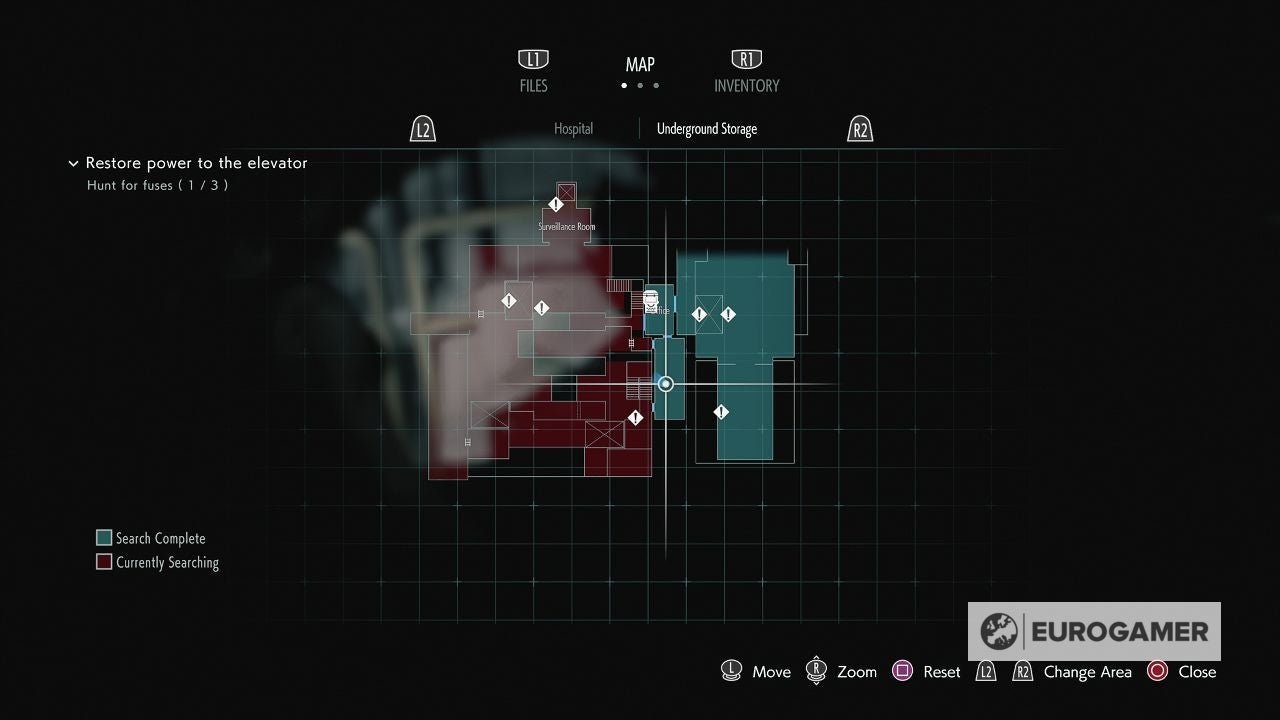 Resident Evil 3 Underground Storage All Fuse locations to restore power to the elevator