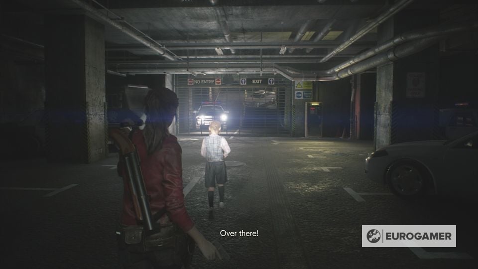 Resident Evil 2 Parking Garage, Diamond Key and Square Crank