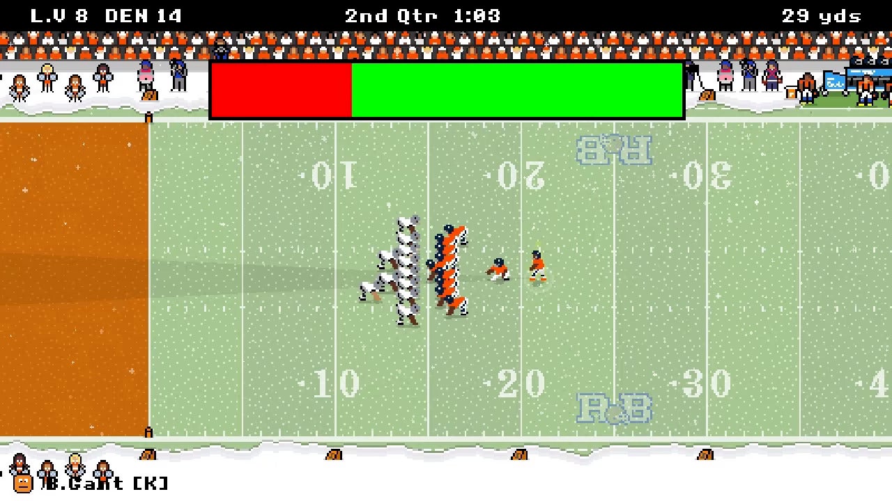 If you want an American Football game for Superbowl Sunday, you need to play Retro Bowl