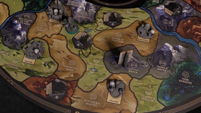 Return to Dark Tower board game gameplay