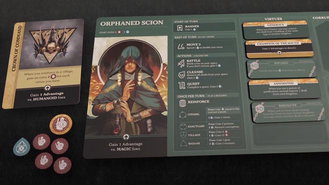 Return to Dark Tower board game gameplay