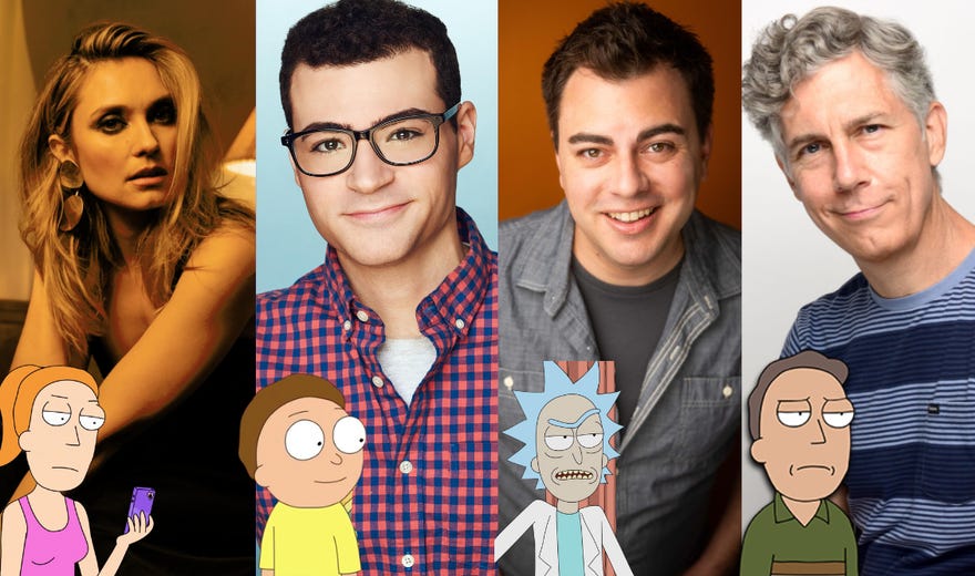 Rick and Morty Voice Actor Headshots