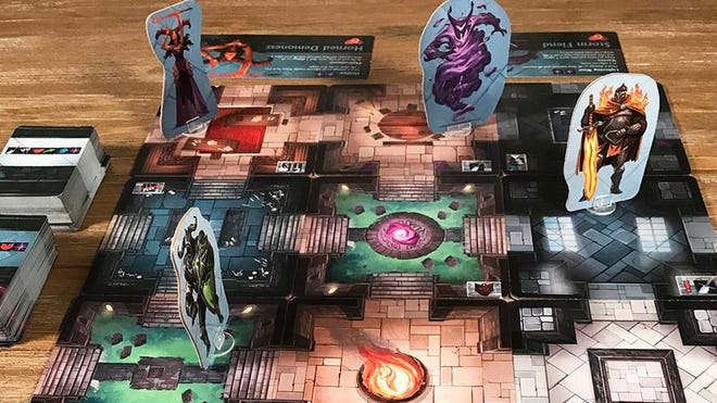 Rift Knights board game layout