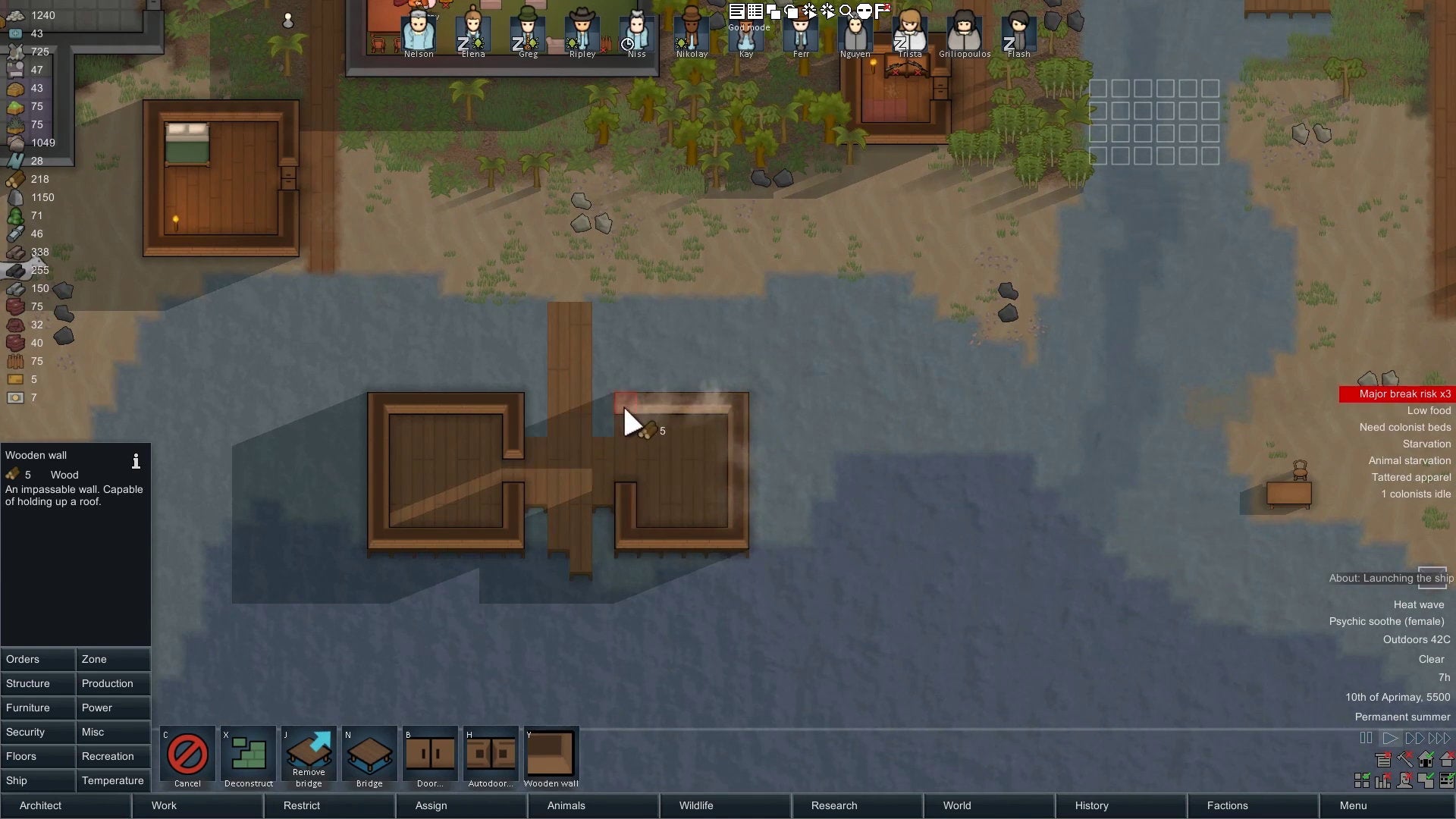 RimWorld beta 19 out now, adding bridges and new turrets