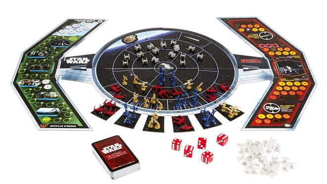 Risk: Star Wars Edition board game layout