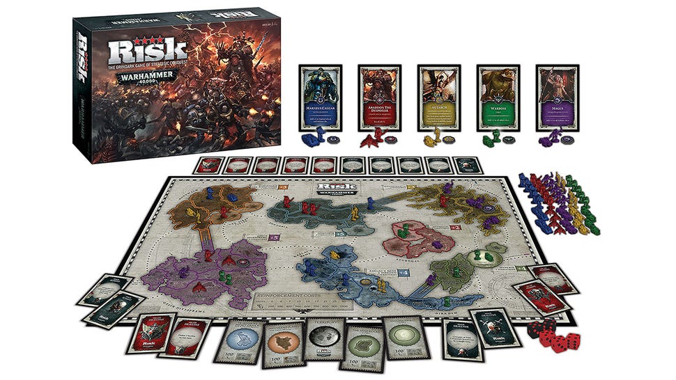 Risk: Warhammer 40,000 board game layout