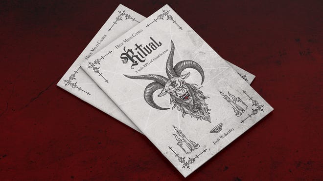 Ritual solo tabletop RPG zine mockup