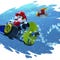 Mario Kart 7 artwork