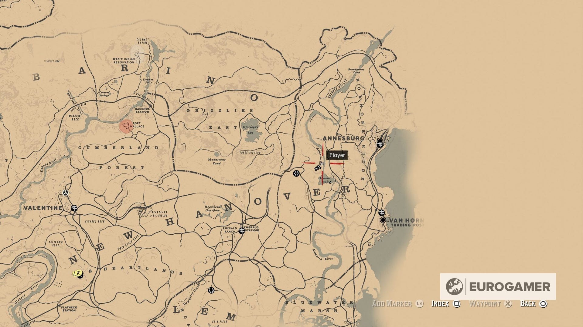 Roanoke Ridge Rdr 2 Red Dead Redemption 2 Dinosaur Bone locations | Eurogamer.net