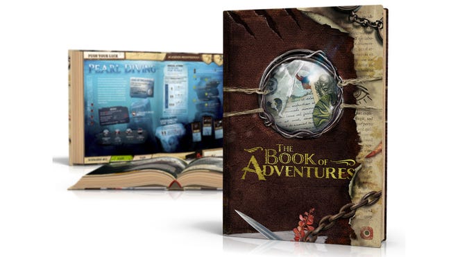 Robinson Crusoe: Book of Adventures layout