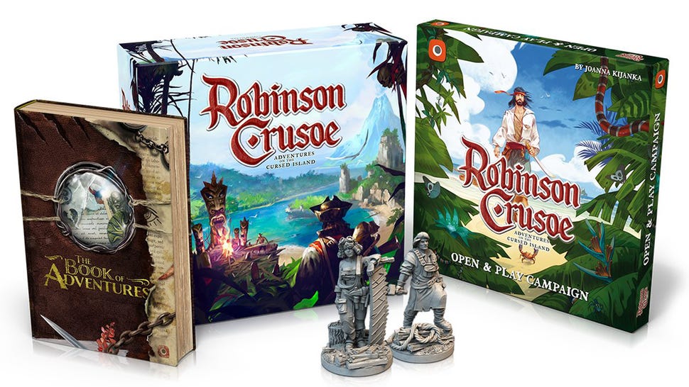 Robinson Crusoe: Collector's Edition box layout