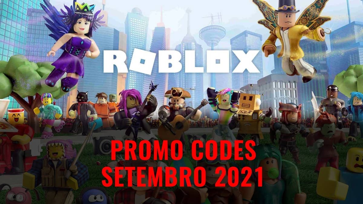 Roblox - Códigos Promocionais Setembro 2021