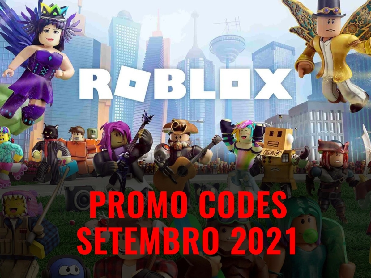 Roblox - Códigos Promocionais Setembro 2021