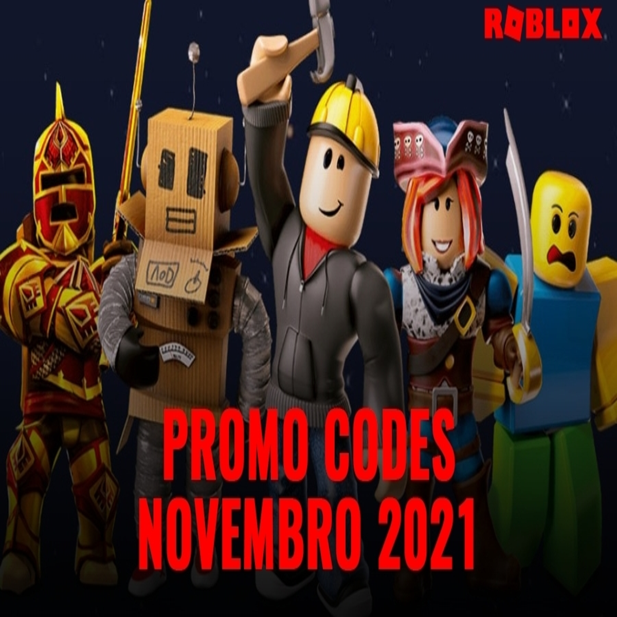 Todos os Promo Codes do Roblox
