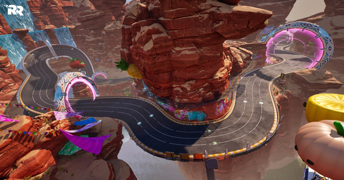 بازی Rocket Racing Fortnite ترکیبی سرگرم کننده از Rocket League و Mario Kart است