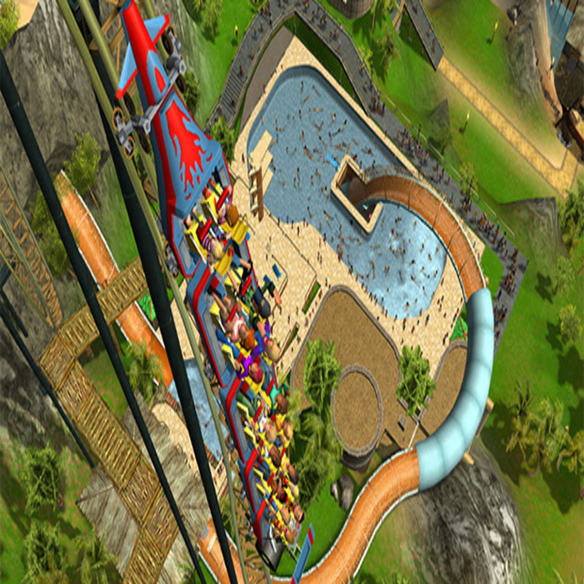 RollerCoaster Tycoon 3 is awesome! - Grunch