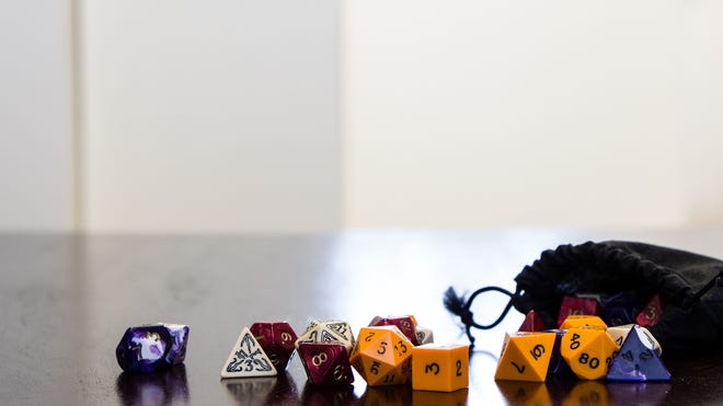 RPG stock image dice
