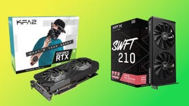 two graphics cards, rx 6600 xt and rtx 3060
