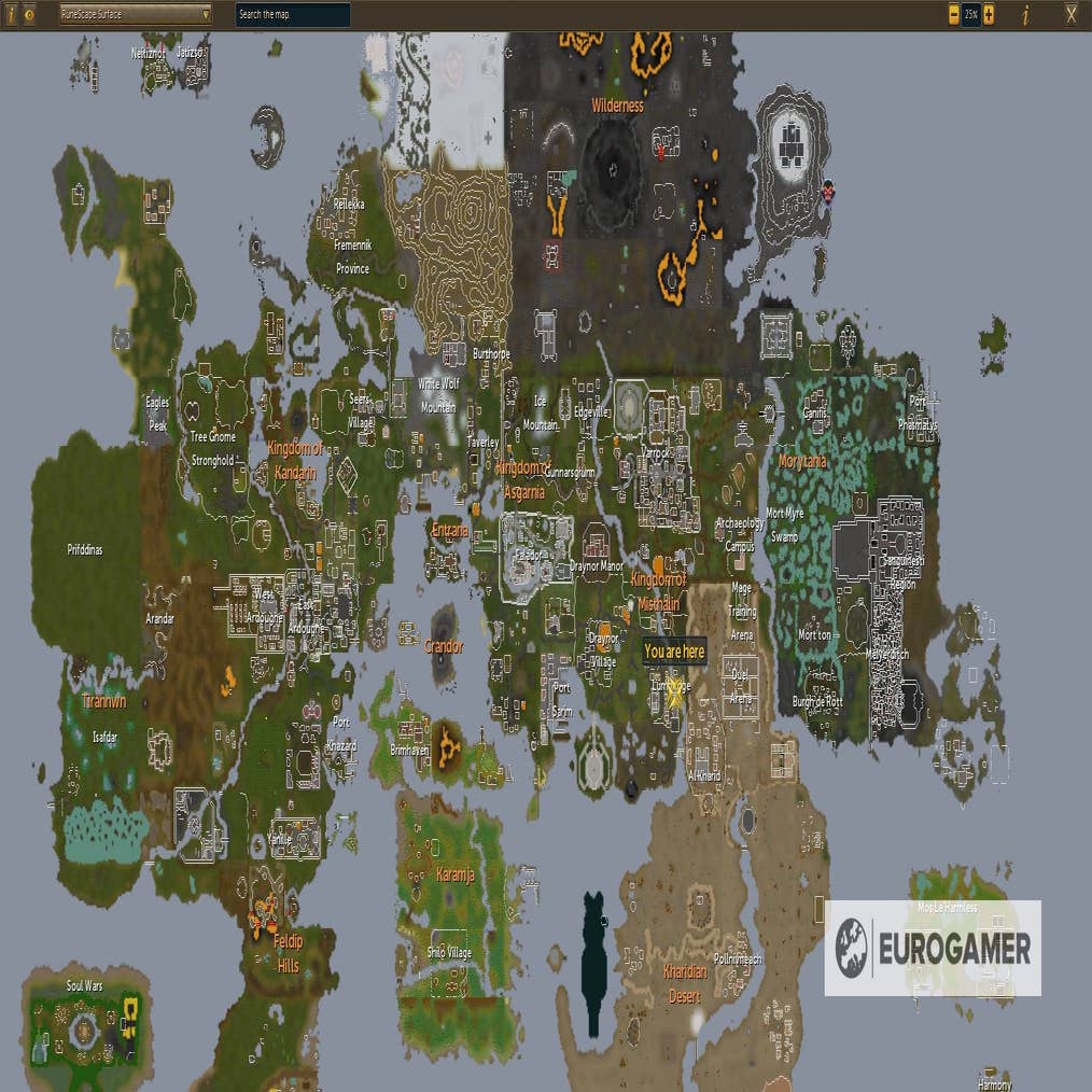 The fascinating theory that explains RuneScape's illogical geography