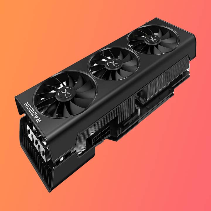 A black Radeon RX 6800 XT graphics card has been spotted
