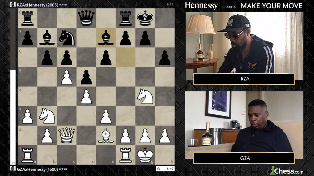 Watch Wu-Tang Clan rappers RZA and GZA play chess against a grandmaster for  charity