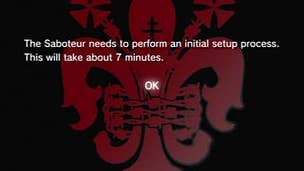 The Saboteur PS3 has a 7-minute install