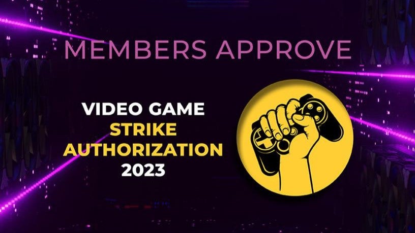 Video game voice actors vote overwhelmingly to authorize strike action