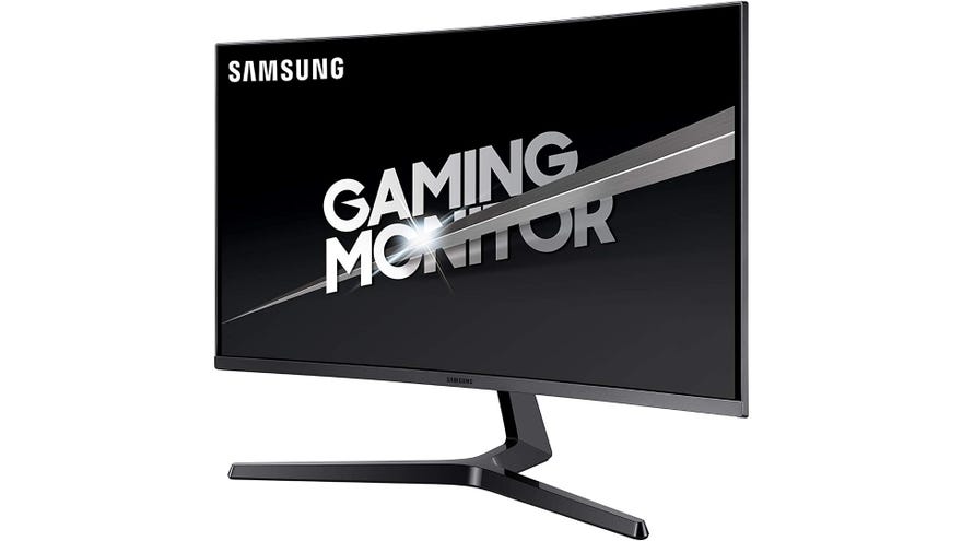 A photo of the Samsung CRJ5 gaming monitor