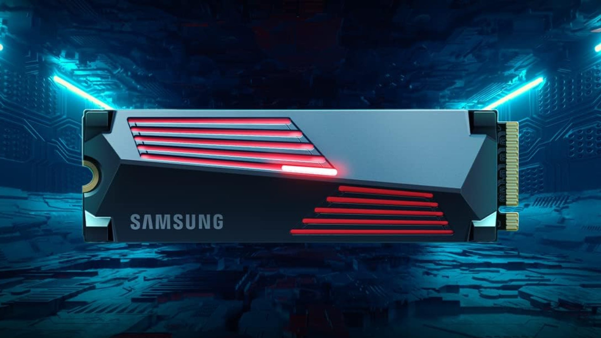 Samsung 990 Pro PCIE 4.0 SSD с радиатор