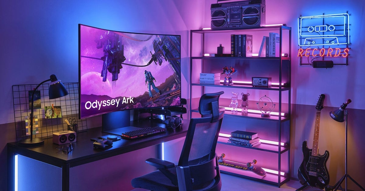 This large 55-inch Samsung Odyssey Ark monitor is lower than half value this Black Friday weekend