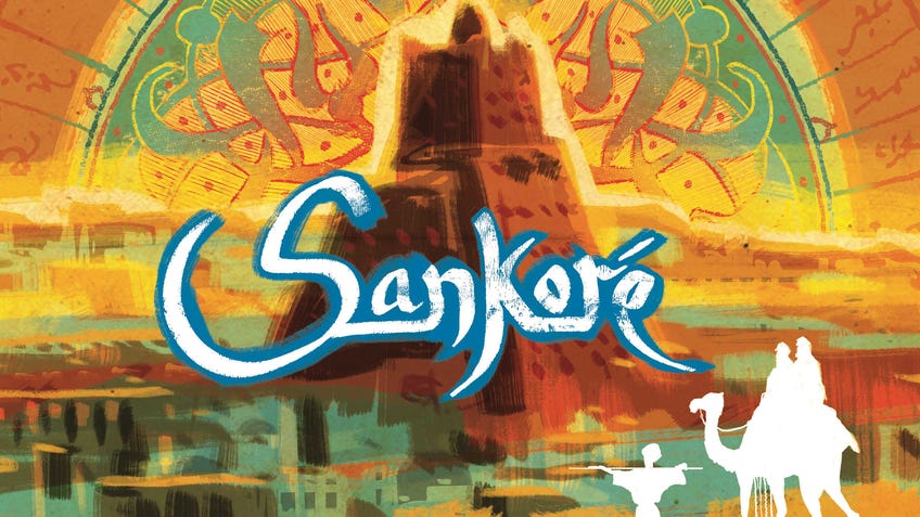 The front cover of Sankoré: The Pride of Mansa Musa.